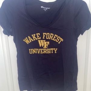 Black Short Sleeve Wake Forest T-Shirt